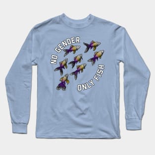 No Gender Only Fish Enby Long Sleeve T-Shirt